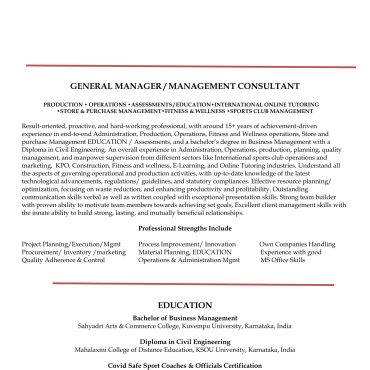 1174 - Senior Manager