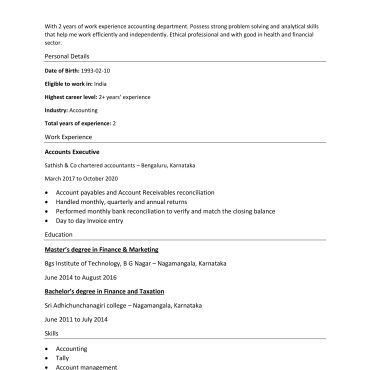 301-Business Administration Experienced