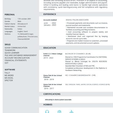 1399 - Junior Accountant