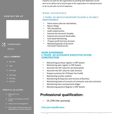 778-Semi Qualified Professional