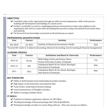 1714 - Semi Qualified Professional