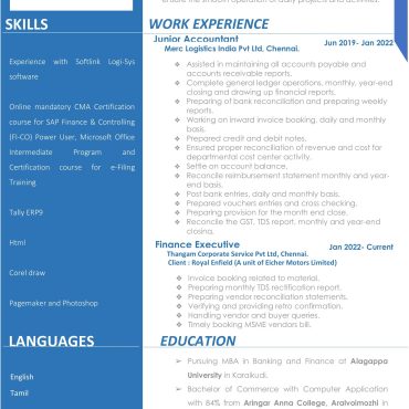 1390 - Junior Accountant