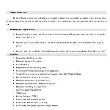 1165 - Junior Accountant
