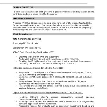 1396 - Process Associate