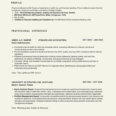 2046-Semi Qualified Professional