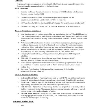 886-Semi Qualified Professional