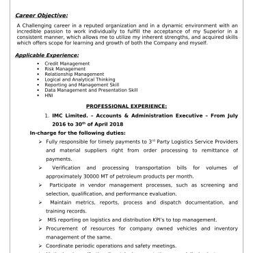 1154 - Junior Accountant