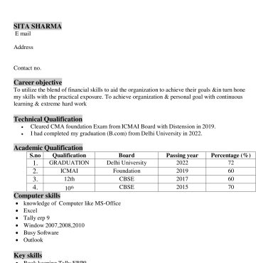 234-Semi Qualified Professional