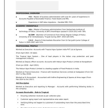 704-Business Administration Experienced