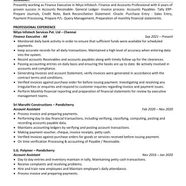 1392 - Junior Accountant