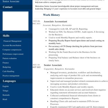 287-Semi Qualified Professional