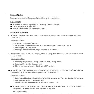 1143 - Junior Accountant