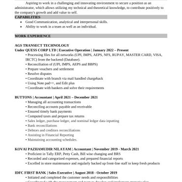 1139 - Junior Accountant