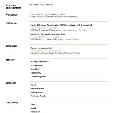 1811 - Business Administration Fresher