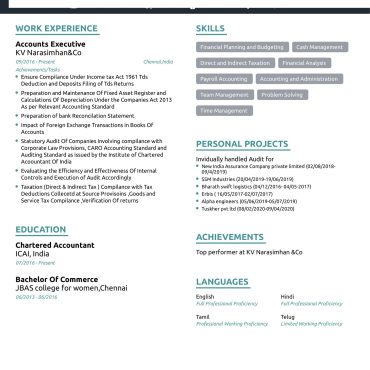 1700 - Junior Accountant