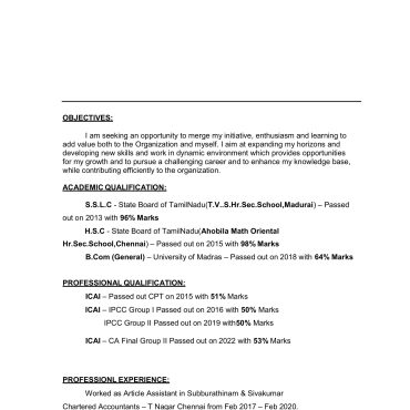 878-Semi Qualified Professional