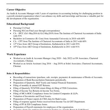 877-Semi Qualified Professional