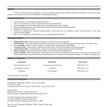 1132 - Junior Accountant