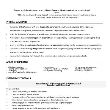 349-HR cum Recruitment and Admin Executive