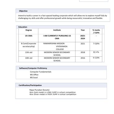 572-Semi Qualified Professional