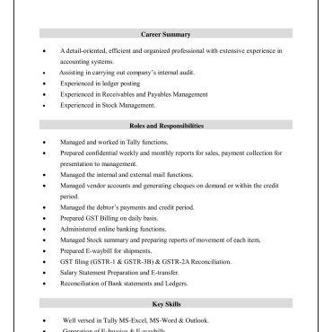 1131 - Junior Accountant