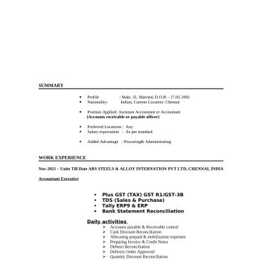 693-Business Administration Experienced