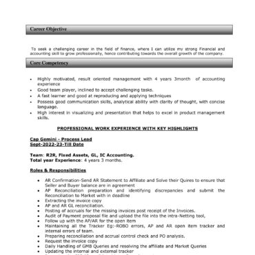 2152-Business Administration Experienced