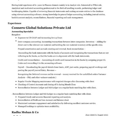 2147-Semi Qualified Professional