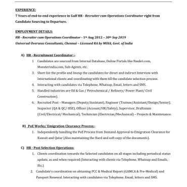 477-HR cum Recruitment and Admin Executive