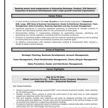 12005 - Senior Manager