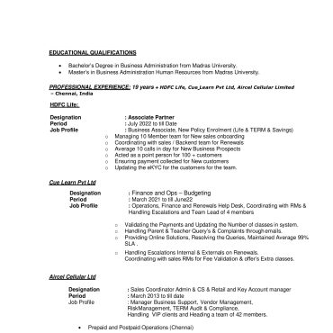 12116 - Business Development Executive