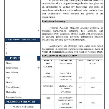 12119 - Senior Manager