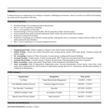 12031 - Customer Support Executive