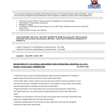 12211 - Junior Accountant