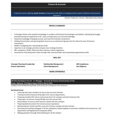 12220 - Senior Manager