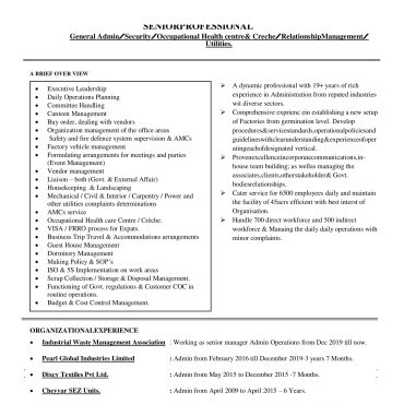 12057 - Senior Manager