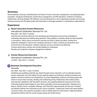 12353 - HR cum Recruitment and Admin Executive