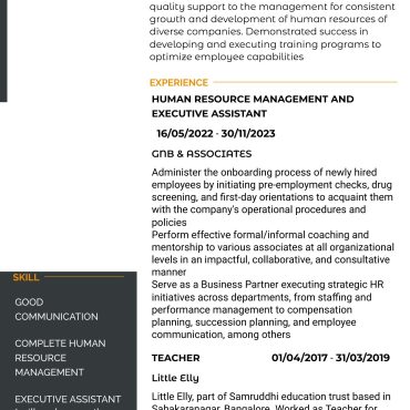 12630 - HR cum Recruitment and Admin Executive