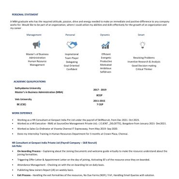 11954 - Business Administration Experienced