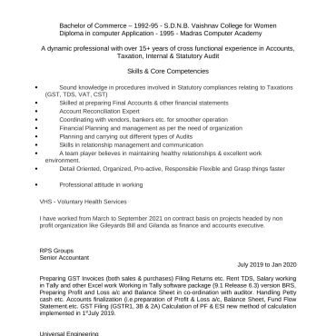 11866 - Senior Accountant