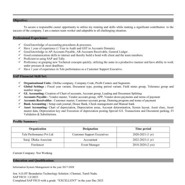 12071 - Customer Support Executive