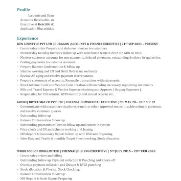 11970 - Business Administration Experienced