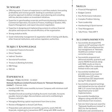 12264 - Junior Accountant