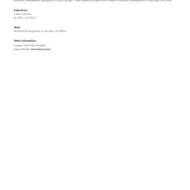 12582 - Business Development Executive