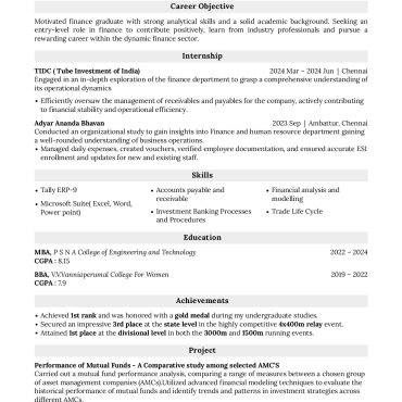 14038-Business Administration Fresher