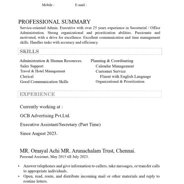 13055-HR cum Recruitment and Admin Executive