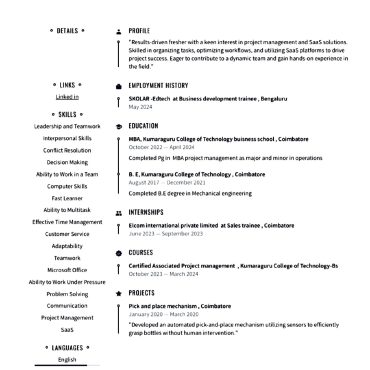 14021-Business Administration Fresher