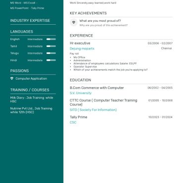 13023-HR cum Recruitment and Admin Executive
