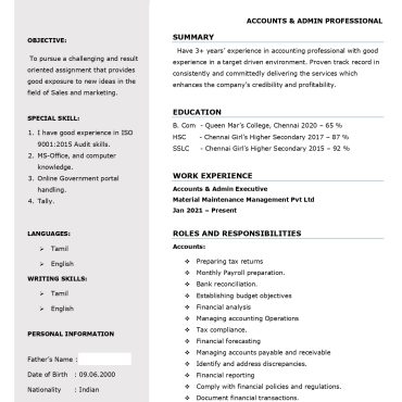 14012-Junior Accountant