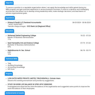 14202-Business Administration Fresher